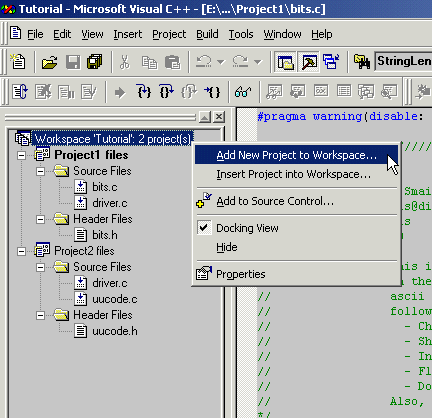 Vc Project Lib Tutorial